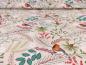 Preview: Patchworkstoff New Forest Rotkehlchen beige  Ausschnitt